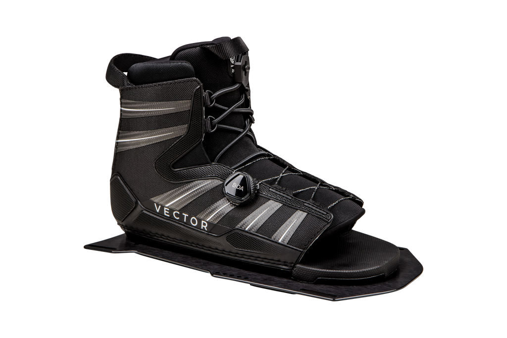 Radar 2023 - Vector Boa Boot - Black / Carbon / White - Water Ski Boot