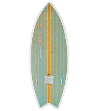 Load image into Gallery viewer, RONIX WAKESURF - Women's Koal Classic - Fish - Sea Glaze / White / Peach