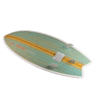 Load image into Gallery viewer, RONIX WAKESURF - Women's Koal Classic - Fish - Sea Glaze / White / Peach