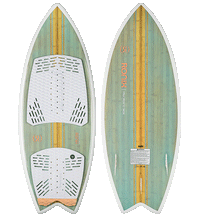 Load image into Gallery viewer, RONIX WAKESURF - Women's Koal Classic - Fish - Sea Glaze / White / Peach
