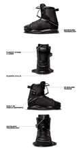 Load image into Gallery viewer, RONIX BOOTS - PARKS- STAGE 2 (2024) - Black / Reflective