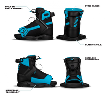 Load image into Gallery viewer, RONIX KID BOOTS - Vision - Stage 1 - Black / Blue