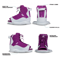 Load image into Gallery viewer, RONIX KID BOOTS - August - Stage 1 - Purple / White