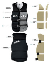 Load image into Gallery viewer, Ronix Volcom - Capella 3.0 - CGA Life Vest - Black / White Clippings (2025)