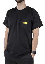 Load image into Gallery viewer, RONIX - MEGACORP - Pocket T-Shirt (2024) - Black / Yellow