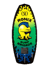 Load image into Gallery viewer, RONIX WAKESURF 2025 - Sonic - Powertail - Yellow / Green Squidhawk