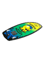 Load image into Gallery viewer, RONIX WAKESURF 2025 - Sonic - Powertail - Yellow / Green Squidhawk