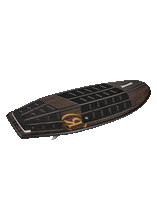 Load image into Gallery viewer, RONIX WAKESURF 2025 - Koal Classic - Wave King Skimmer - Walnut / Black / Gold