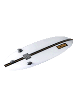 Load image into Gallery viewer, RONIX WAKESURF 2025 - Flyweight - Wave King Surfer - White / Black / Gold