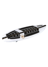 Load image into Gallery viewer, RONIX WAKESURF 2025 - Flyweight - Wave King Surfer - White / Black / Gold