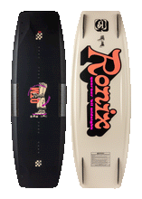 Load image into Gallery viewer, RONIX WAKEBOARDS 2025 - Quarter 'Til Midnight SF - Skate Black / Coral