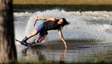Load image into Gallery viewer, RONIX WAKEBOARDS 2025 - Quarter 'Til Midnight SF - Skate Black / Coral