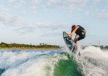 Load image into Gallery viewer, RONIX WAKESURF 2026 - Carbon Air Core 4 Skimmer - Black / White / GP Yellow
