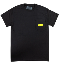 Load image into Gallery viewer, RONIX - MEGACORP - Pocket T-Shirt (2024) - Black / Yellow