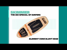 Load and play video in Gallery viewer, RONIX WAKESURF 2023 - Element Core - Blunt Nose Skimmer - Paulownia / Sunset