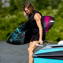 Load image into Gallery viewer, RONIX WAKESURF - WOMEN'S CARBON AIR CORE 3 - SKIMMER (2024) - Black / Mint / Coral