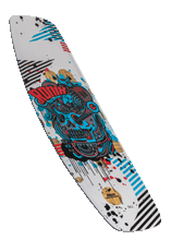 Load image into Gallery viewer, RONIX WAKEBOARDS - ATMOS KID'S PARK BOARD - SPINE FLEX - White / Blue / Red