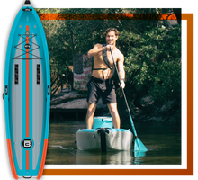 Load image into Gallery viewer, BOTE DEUS Aero 11′ Native Aqua Inflatable Kayak