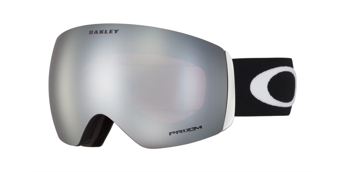 Oakley Goggles - Flight Deck Prizm snow black iridium Lenses,  Matte black Strap