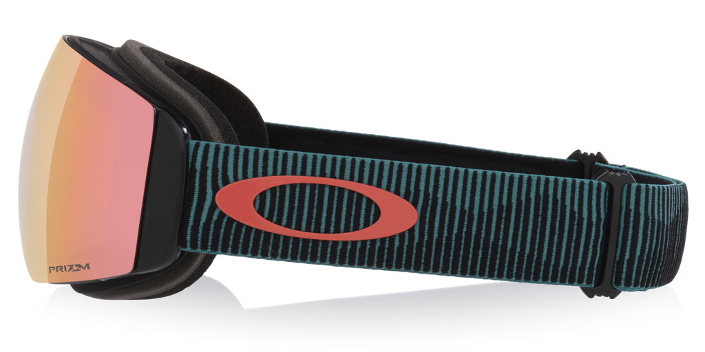 Oakley Goggles - Flight Deck Prizm rose gold iridium Lenses,  black Strap