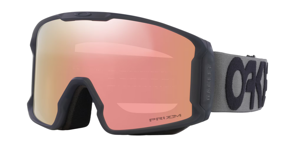 Oakley Goggles - Line Miner™ Prizm rose gold iridium Lenses,  matte forged iron Strap