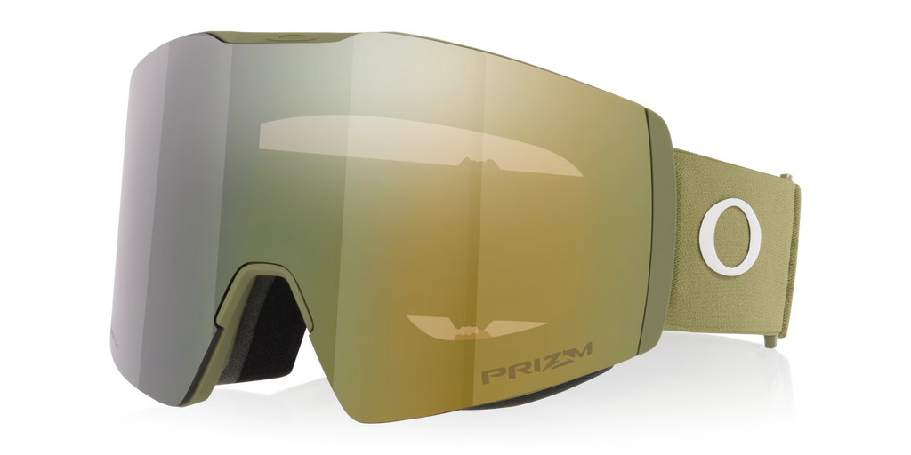 Oakley Goggles - Fall Line Prizm sage gold iridium Lenses,  fern Strap