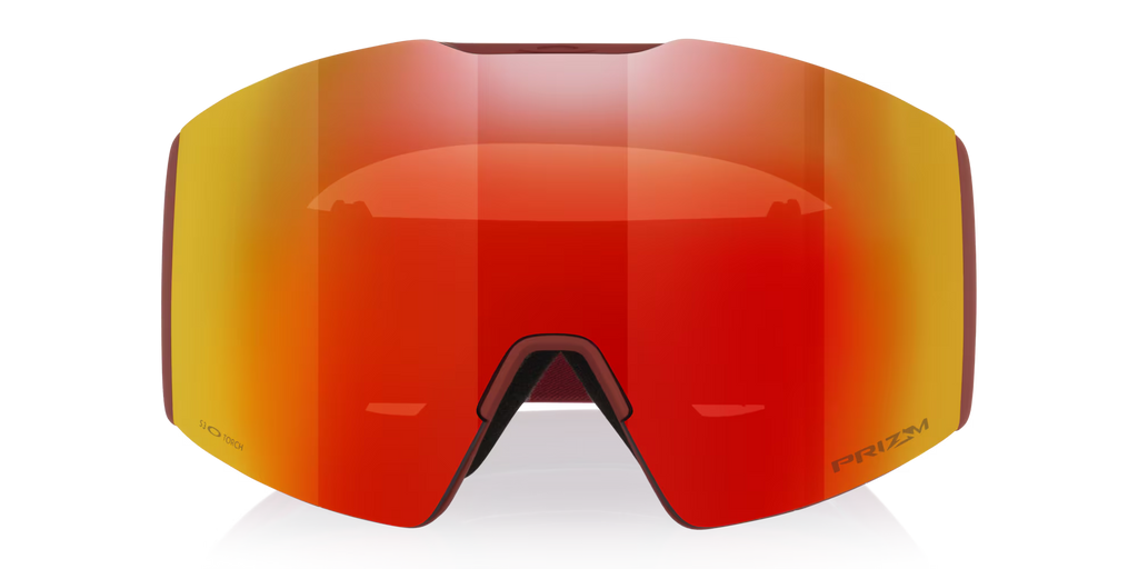 Oakley Goggles - Fall Line Prizm snow torch iridium Lenses,  iron red Strap