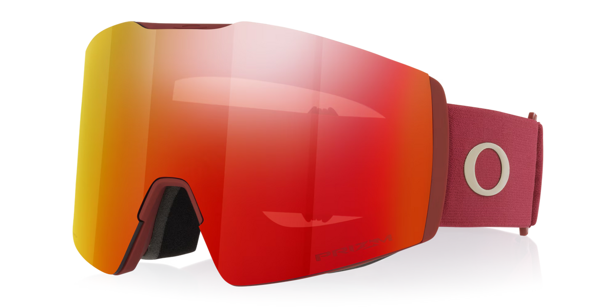 Oakley Goggles - Fall Line Prizm snow torch iridium Lenses,  iron red Strap