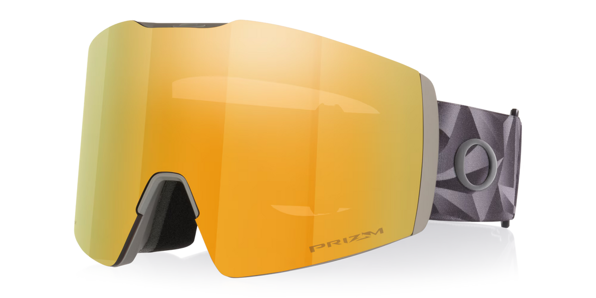 Oakley Goggles - Fall Line Prizm snow 24k iridium Lenses,  titanium Strap