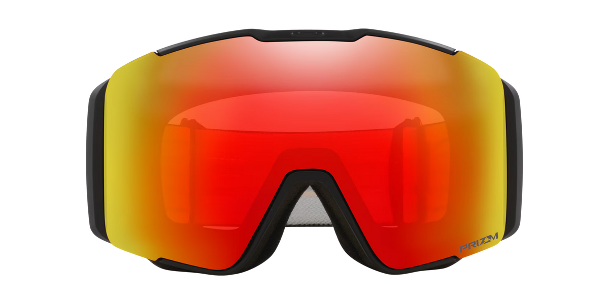 Oakley Goggles - Line Miner Pro Prizm snow torch iridium Lenses,  matte black Strap