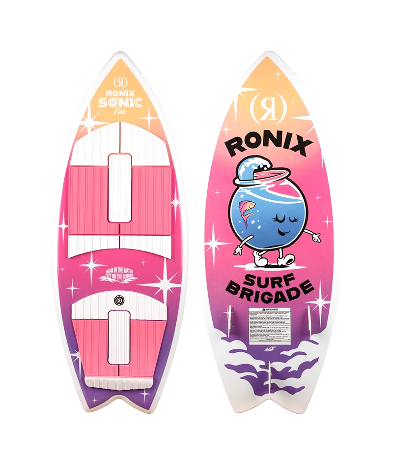 RONIX WAKESURF 2026 - Girl's Sonic - Fish - Pink Splash