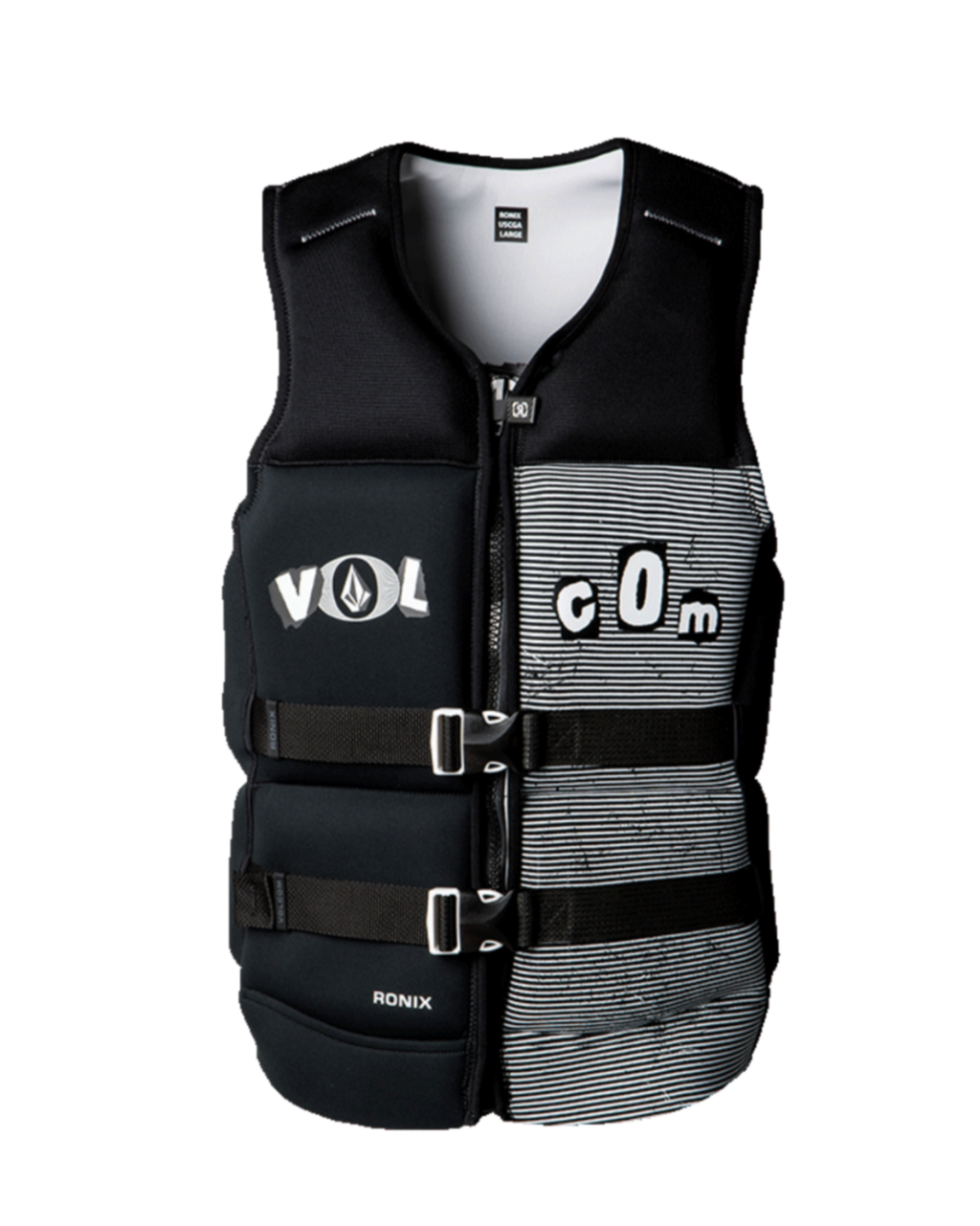 Ronix Volcom - Capella 3.0 - CGA Life Vest - Black / White Clippings (2025)