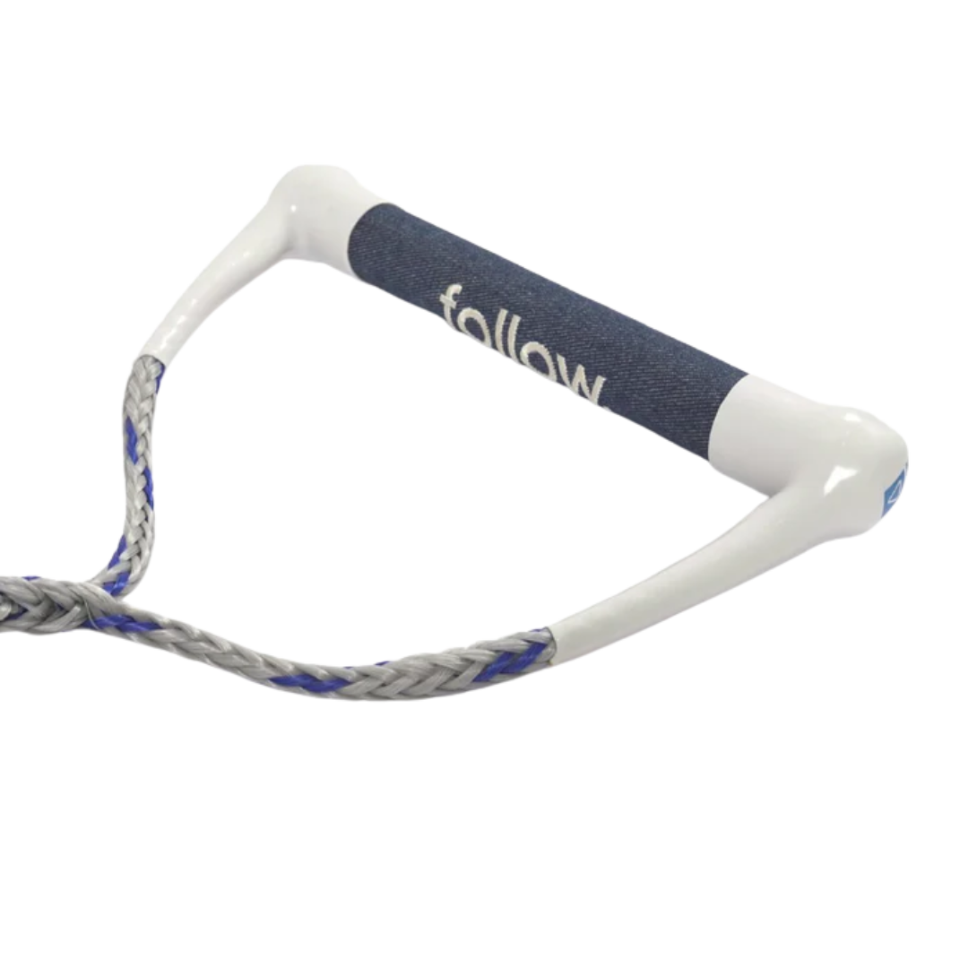 Follow Wake surf Ropes - Surf 2 Up Package Grey/Blue