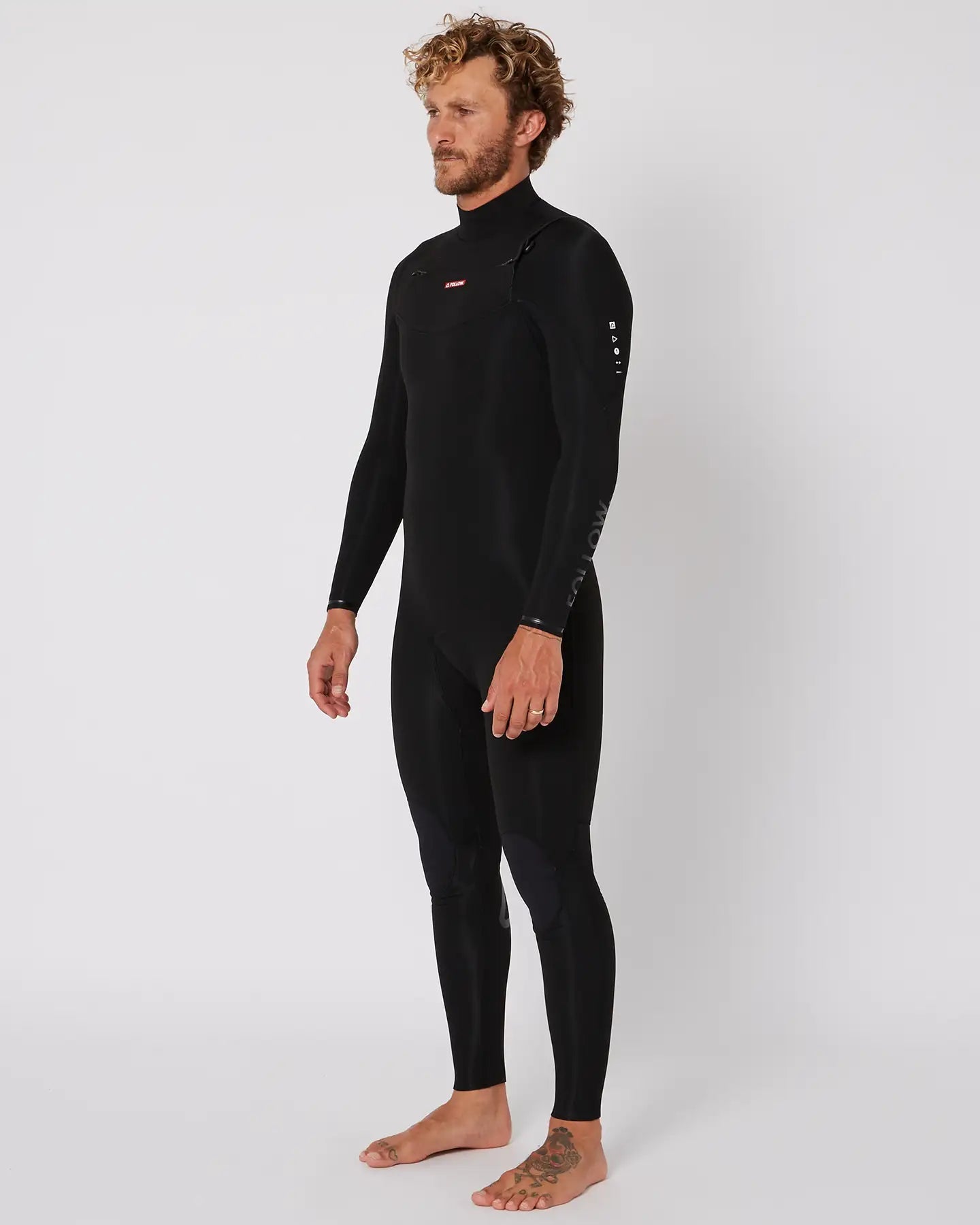 FOLLOW WETSUIT - P1 3/2mm Steamer in Black