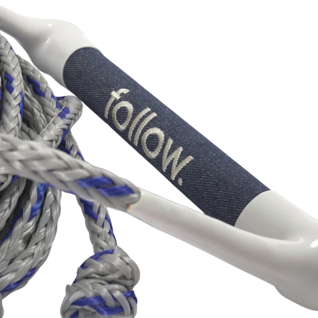 Follow Wake surf Ropes - Surf 2 Up Package Grey/Blue