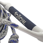 Follow Wake surf Ropes - Surf 2 Up Package Grey/Blue