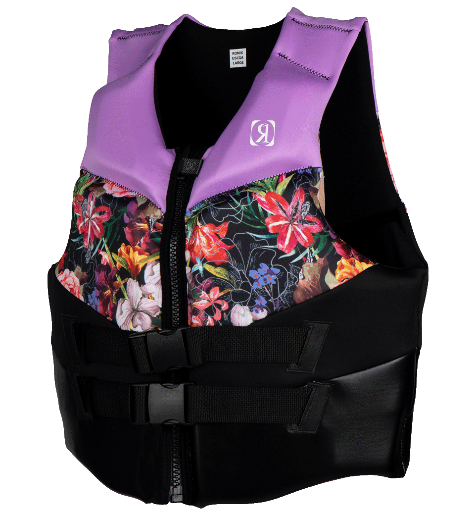 Ronix Daydream - Women's CGA Life Vest - Lavender / Floral (2025)