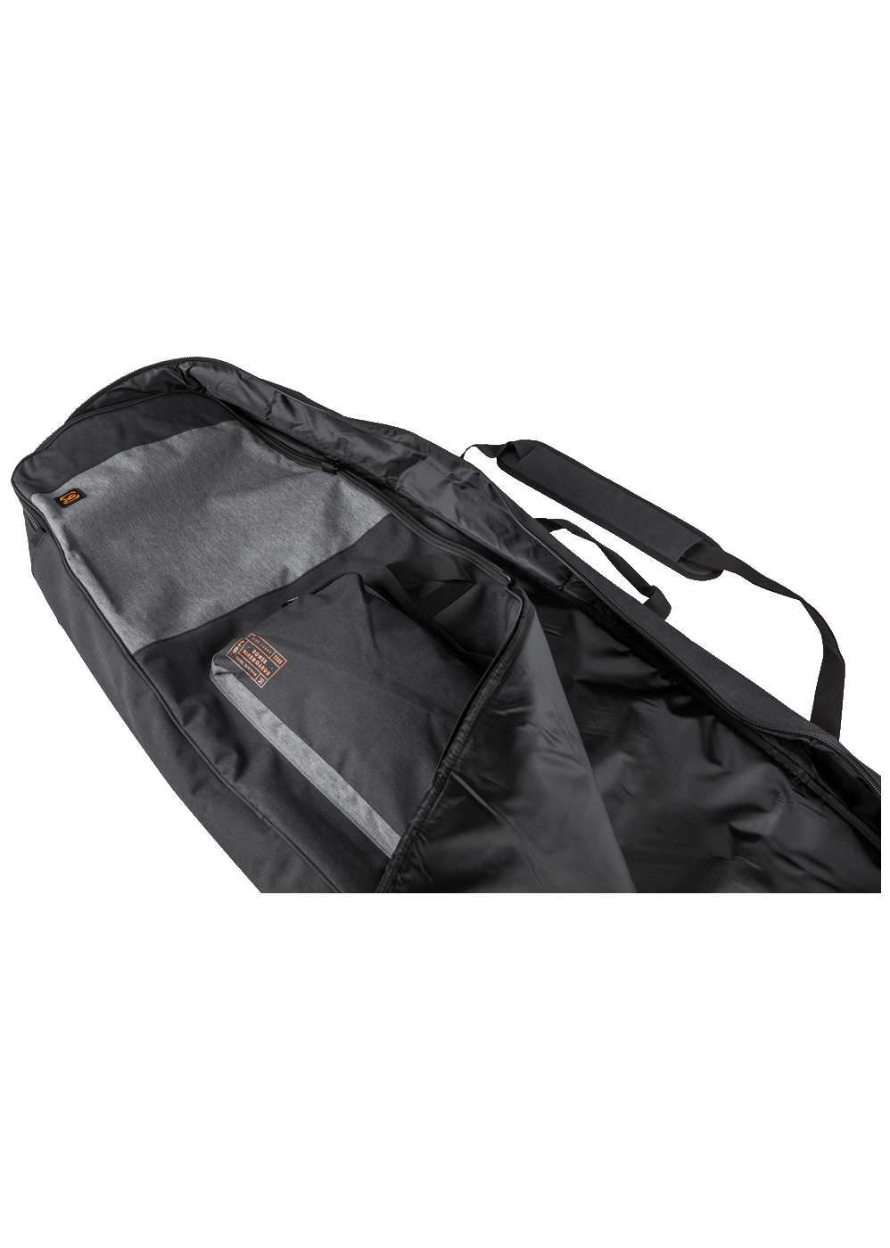 RONIX SQUADRON HALF PADDED BOARD CASE  - Heather Charcoal / Orange