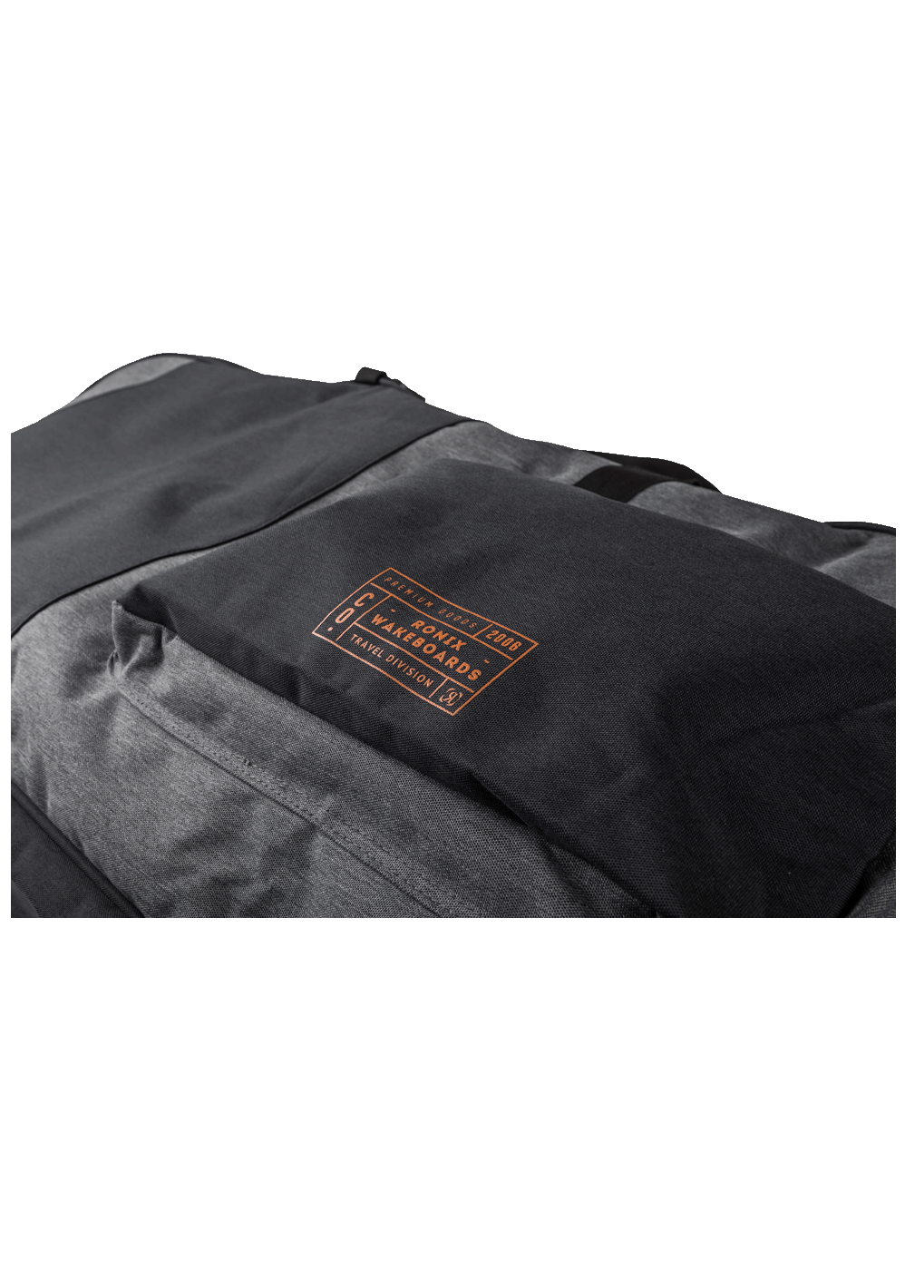 RONIX SQUADRON HALF PADDED BOARD CASE  - Heather Charcoal / Orange
