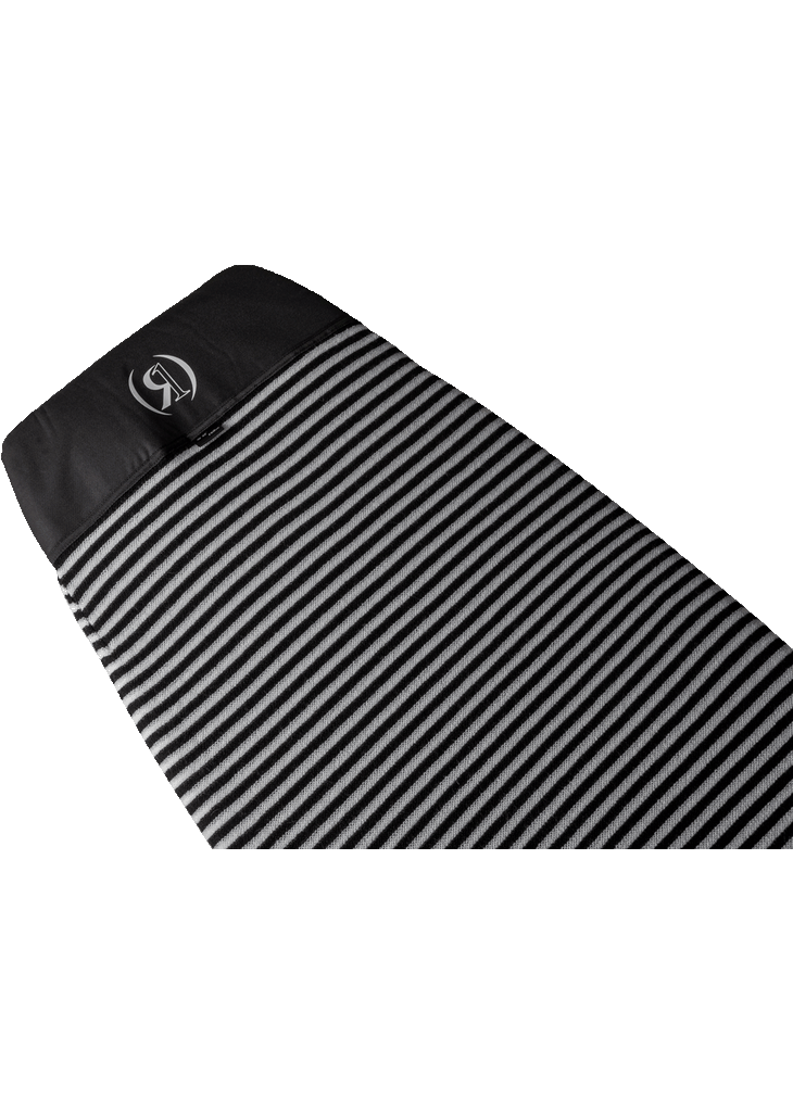 Sleeping Sack Surf Sock - Wide Nose - Black / White - Up To 6'