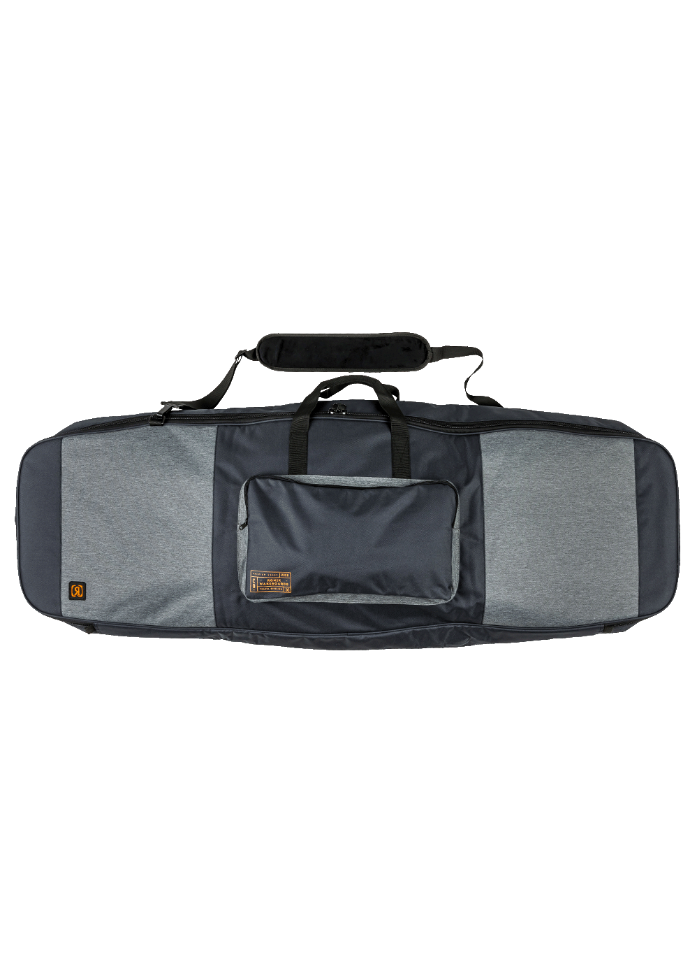 Ronix Battalion Padded Board Bag - Heather Charcoal / Orange