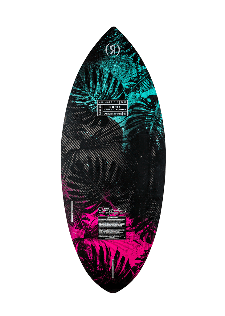 RONIX 2023 - Women's Carbon Air Core 3 - Skimmer - Black / Mint / Coral