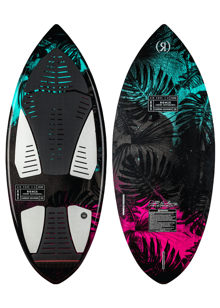 RONIX 2023 - Women's Carbon Air Core 3 - Skimmer - Black / Mint / Coral