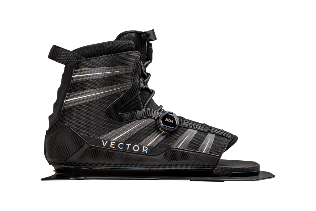 Radar 2023 - Vector Boa Boot - Black / Carbon / White - Water Ski Boot