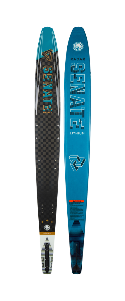 Radar 2023 - Lithium Senate Water Ski- Carbon / Reef Blue