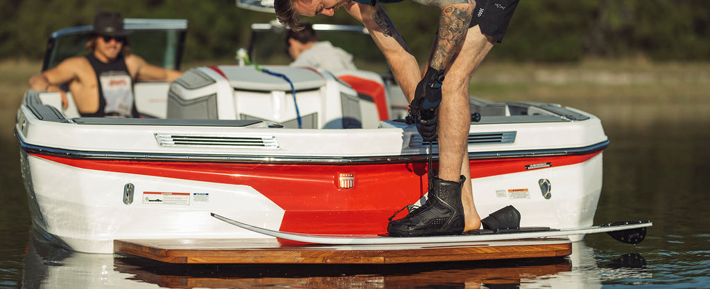 Radar 2023 - Pulse Boot - Black / Gun Metal - Water Ski Boot