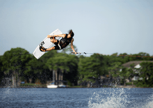 Load image into Gallery viewer, RONIX WAKEBOARDS - RXT BLACKOUT TECHNOLOGY BOAT BOARD 2023 - White / Electro Orange
