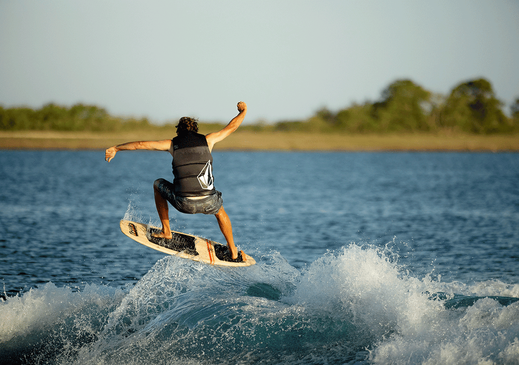 RONIX WAKESURF 2023 - Element Core - Blunt Nose Skimmer - Paulownia / Sunset
