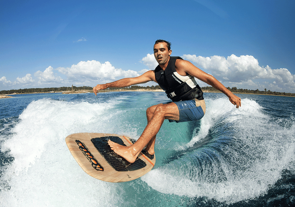 RONIX WAKESURF 2023 - Element Core - Blunt Nose Skimmer - Paulownia / Sunset