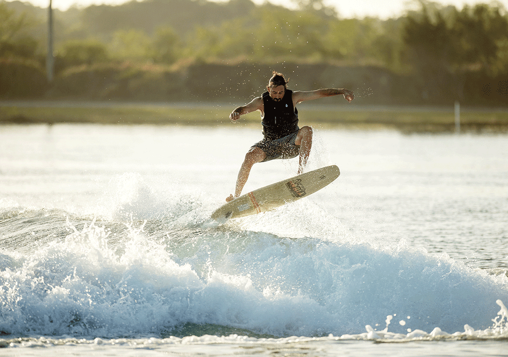 RONIX WAKESURF 2023 - Element Core - Blunt Nose Skimmer - Paulownia / Sunset